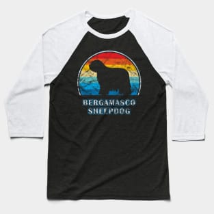 Bergamasco Sheepdog Vintage Design Dog Baseball T-Shirt